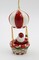 Ceramic Santa in Hot Air Balloon Ornament, Home Décor, Gift for Her, Gift for Mom, Kitchen Décor, Christmas Décor